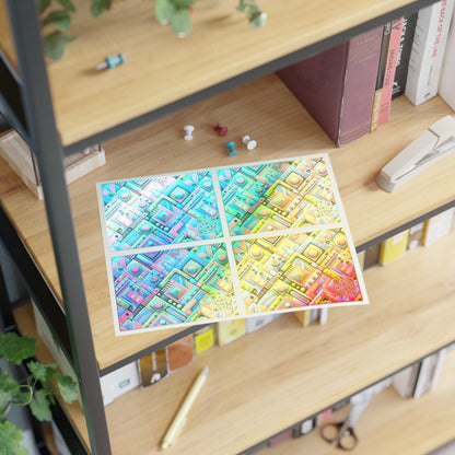 Neon Street Pop Vibrant and Eye-catching Sticker Sheet - 8404 Design-63