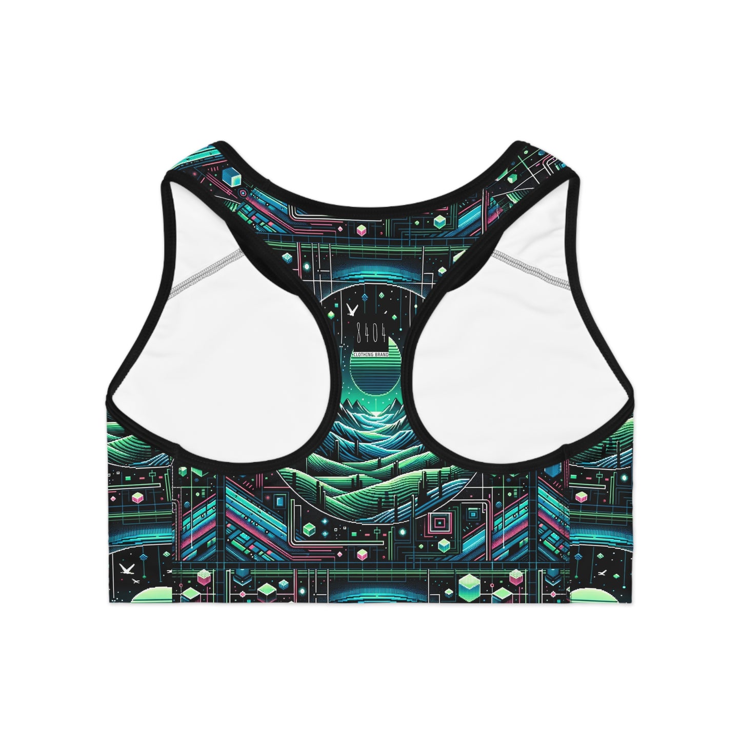 Digital Adventure Graphics Digital Explorer Sports Bra - 8404 Design-59