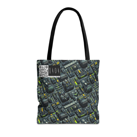 Tech Utility Streetwear Futuristic Tech-Forward Tote Bag - 8404 Design-47