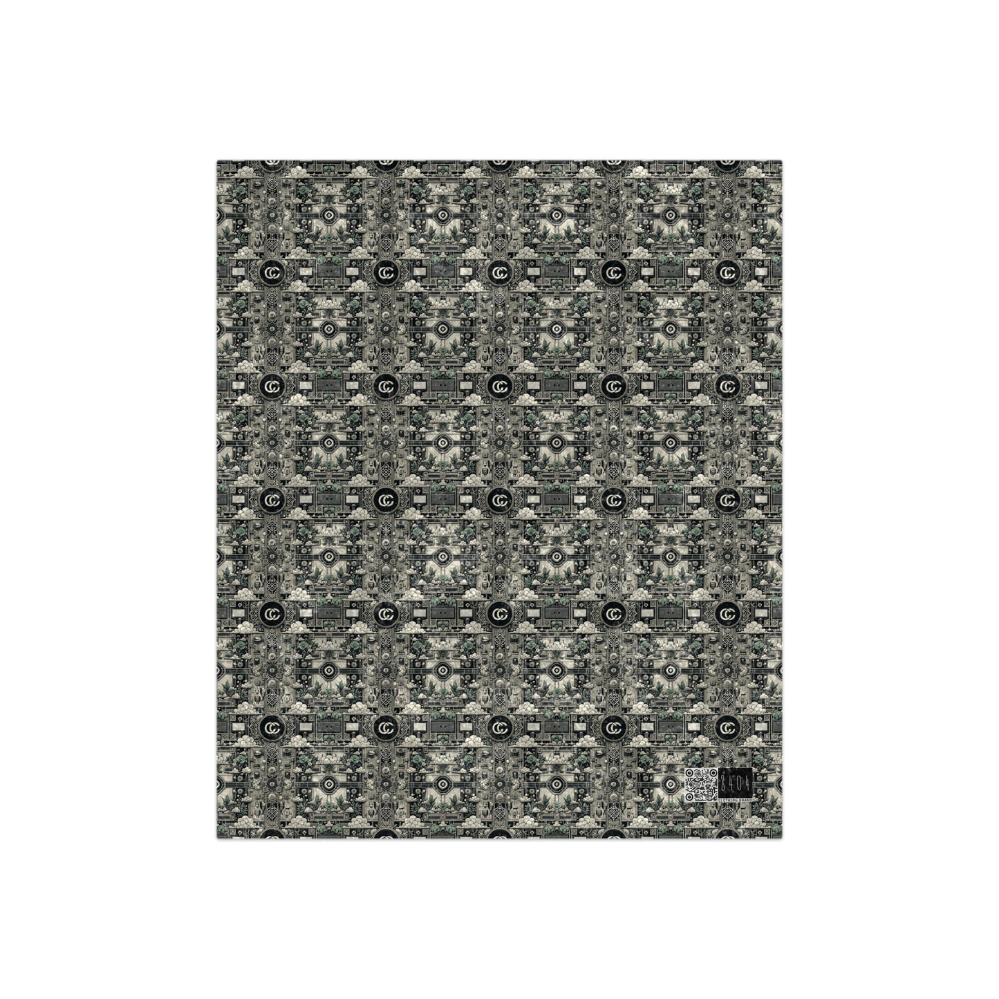 Cyber Garden Party Tech Garden Extravaganza Crushed Velvet Blanket - 8404 Design-54