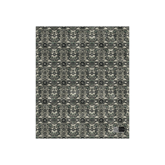 Cyber Garden Party Tech Garden Extravaganza Crushed Velvet Blanket - 8404 Design-54