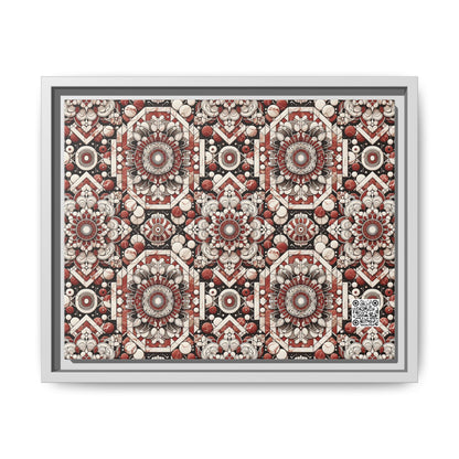 Neo Jomon Sculptural Aesthetics Artisanal Streetwear Matte Canvas, Framed (multi-Color) - 8404 Design-55 A