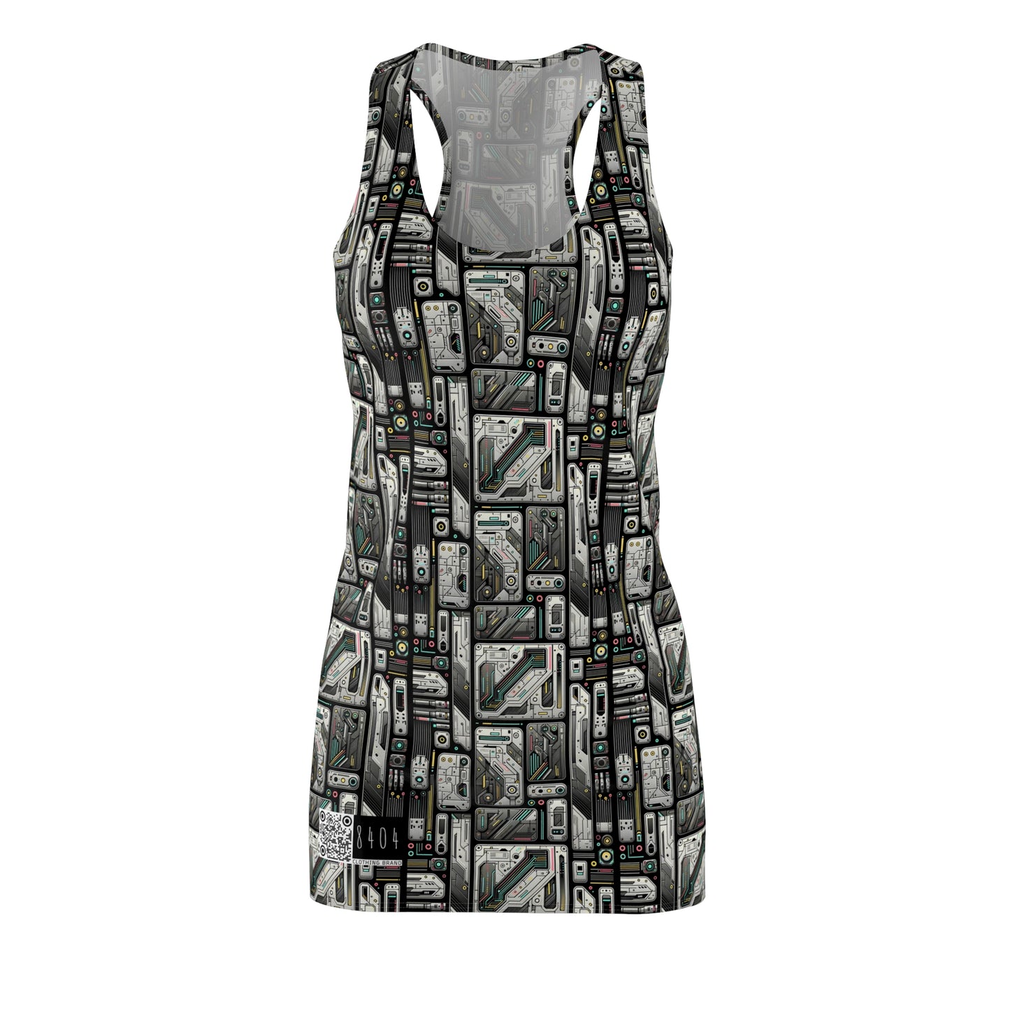Tech Utility Gear Tech-Forward Minimalism Women's Cut & Sew Racerback Dress - 8404 Design-45