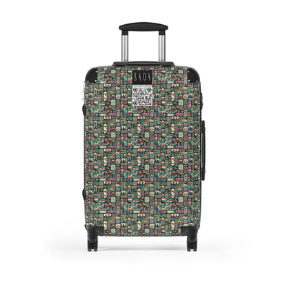 Skate Culture Revival Urban Retro Cool Suitcase - 8404 Design-61
