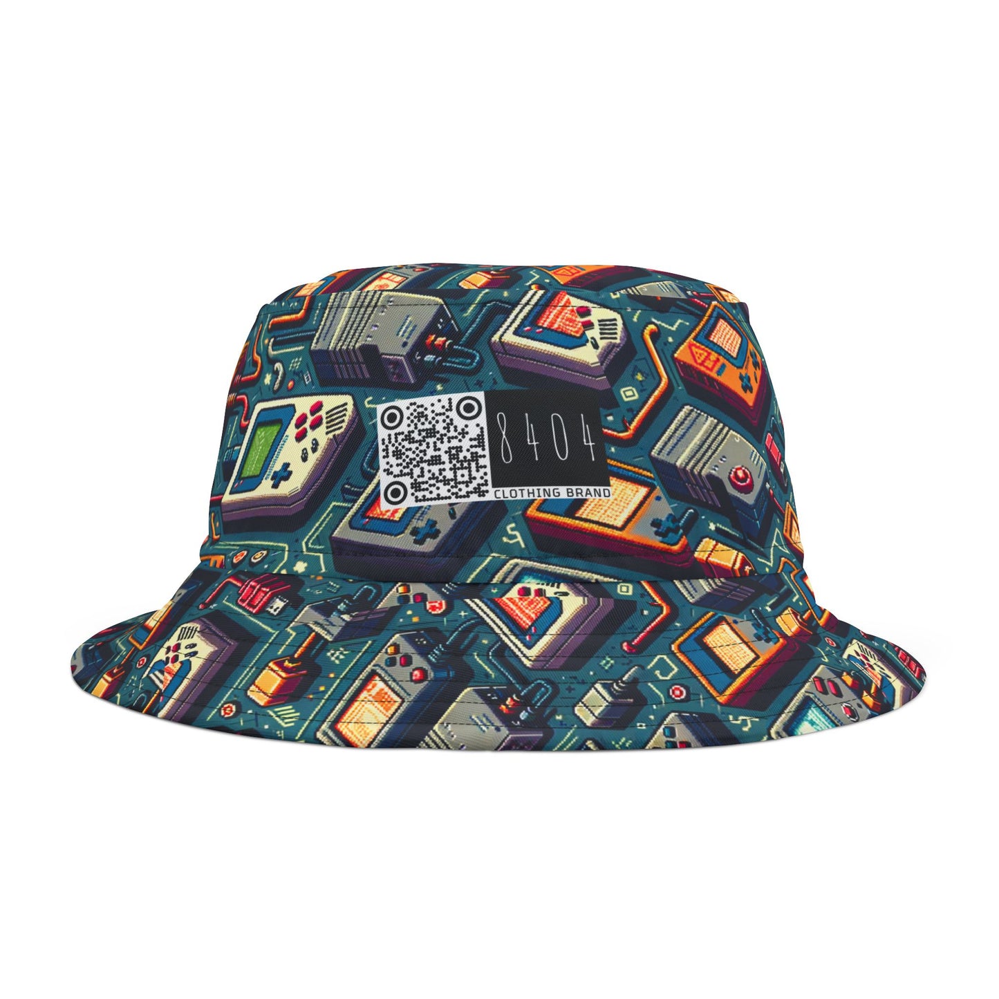 Retro Gaming Revival Nostalgic Tech Bucket Hat - 8404 Design-62