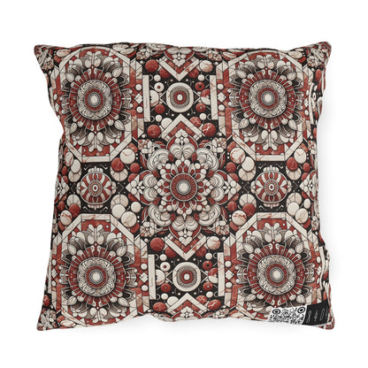Neo Jomon Sculptural Aesthetics Artisanal Streetwear Outdoor Pillow - 8404 Design-55
