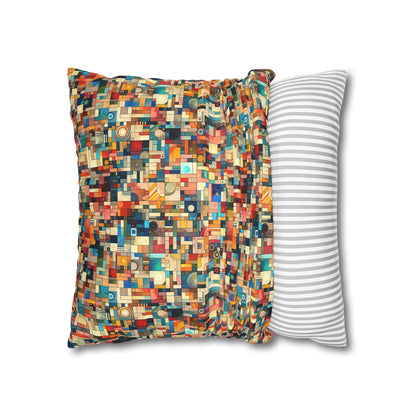 Digital Artistic Expression Artistic Streetwear Faux Suede Square Pillowcase - 8404 Design-46