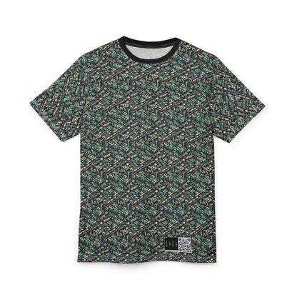 Tech Utility Fusion Modern Tech Streetwear Unisex Cut & Sew Tee - 8404 Design-49