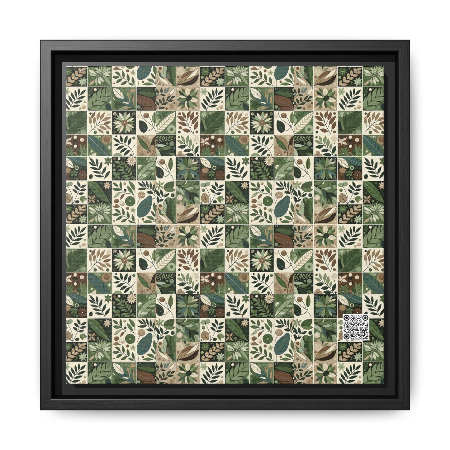 Streetwear Sustainability Environmentally Conscious Streetwear with a Natural Aesthetic Matte Canvas, Framed (multi-color) - 8404 Design-57 B