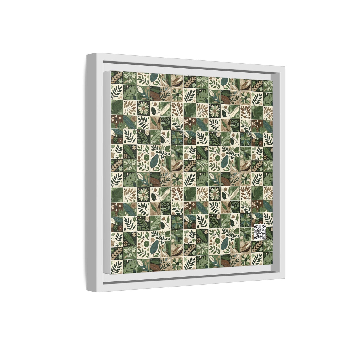 Streetwear Sustainability Environmentally Conscious Streetwear with a Natural Aesthetic Matte Canvas, Framed (multi-color) - 8404 Design-57 B