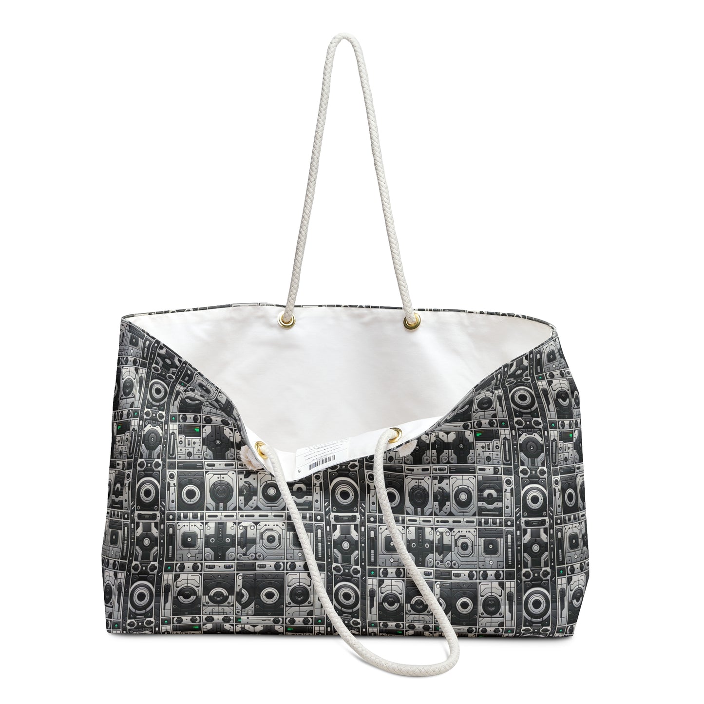 Tech Utility Aesthetics Tech-Forward Minimalism Weekender Bag - 8404 Design-60