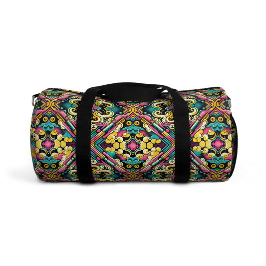 Neon Pop Art Revival Pop Culture Retro Duffel Bag - 8404 Design-59