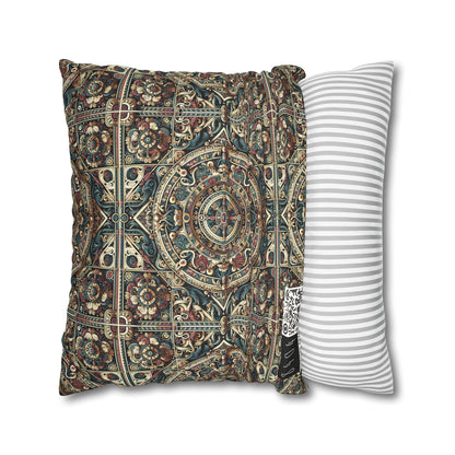 Urban Renaissance Historical Fusion With Street Edge Faux Suede Square Pillowcase - 8404 Design-57