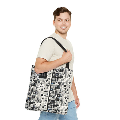 Digital Minimalism Minimalist Tech Tote Bag - 8404 Design-66