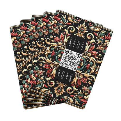 Streetwear Renaissance Artistic Clash of Old and New Poker Playing Cards - 8404 Design-46 B