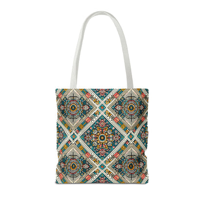 Cultural Fusion Tech Blend of Cultural Heritage With Tech-Inspired Elements Tote Bag - 8404 Design-64