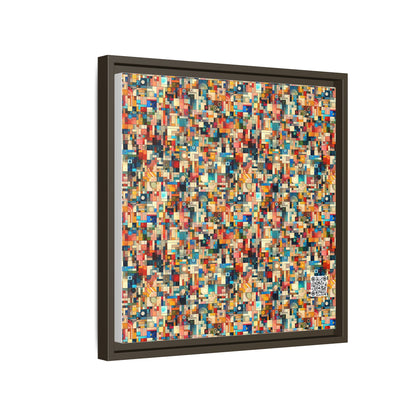 Digital Artistic Expression Artistic Streetwear Matte Canvas, Framed (multi-Color) - 8404 Design-46 B