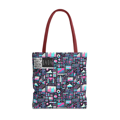 Digital Rebellion Youthful Streetwear with a Rebellious Digital Twist Tote Bag - 8404 Design-71