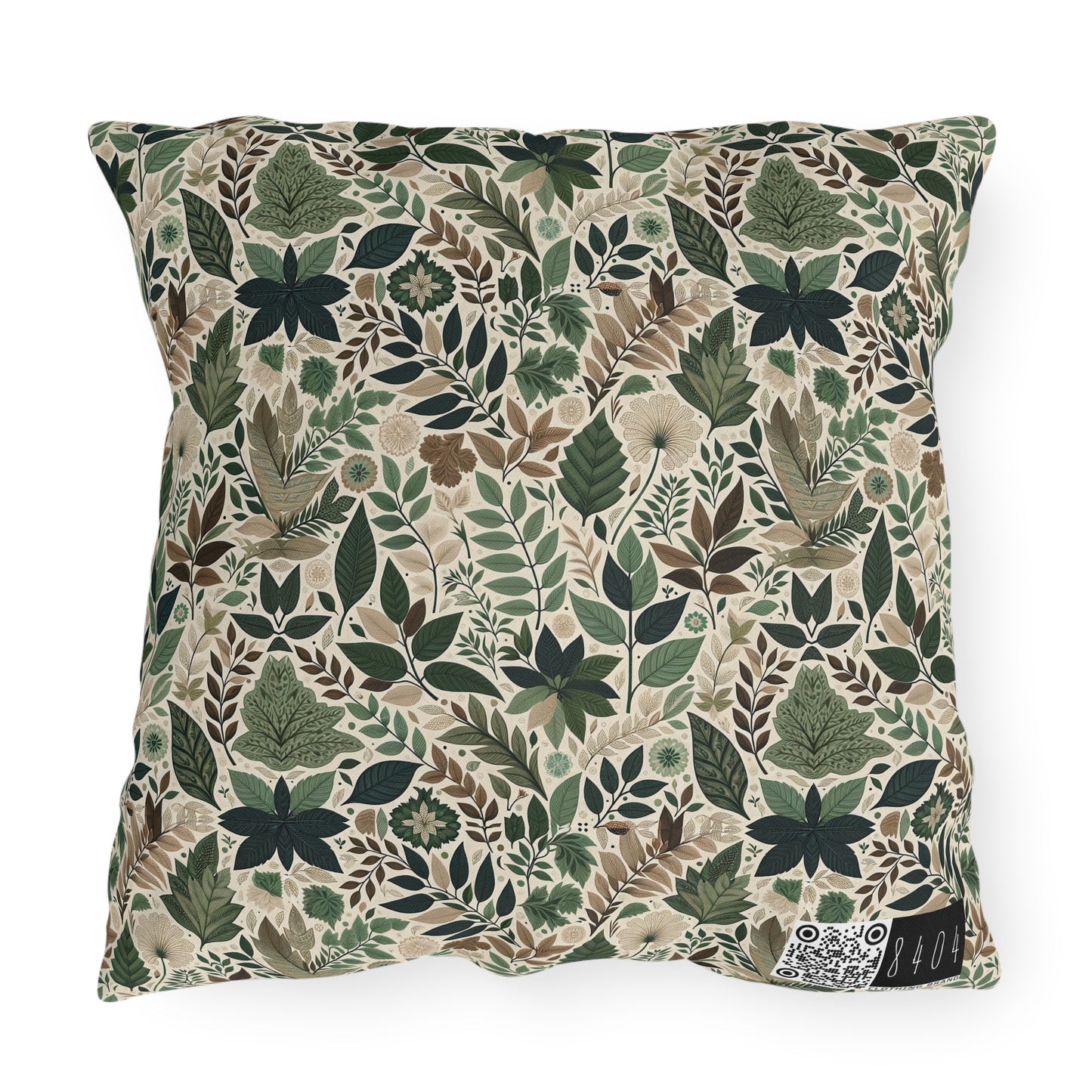 Streetwear Sustainability Environmentally Conscious Streetwear with a Natural Aesthetic Outdoor Pillow - 8404 Design-57