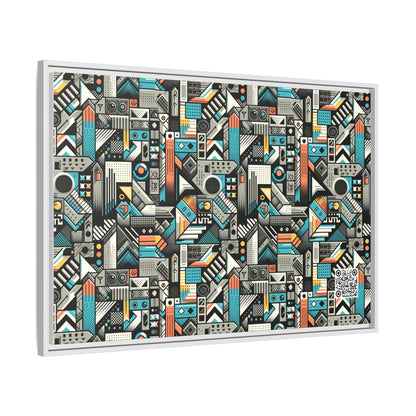 Digital Street Art Urban Street Style Matte Canvas, Framed (multi-color) - 8404 Design-81 A