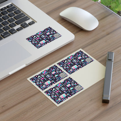 Digital Rebellion Youthful Streetwear with a Rebellious Digital Twist Sticker Sheet - 8404 Design-71