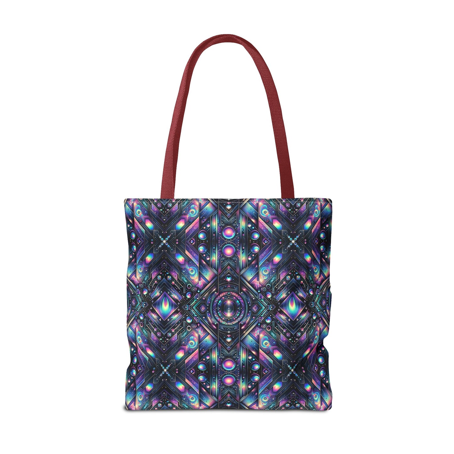 Galactic Hues Tech-Forward Cosmic Fusion Tote Bag - 8404 Design-58