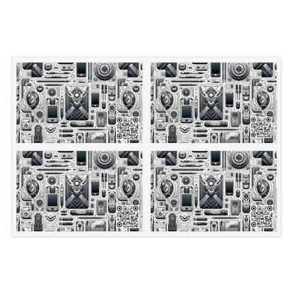 Tech Utility Gear Tech-Forward Minimalism Sticker Sheets - 8404 Design-39