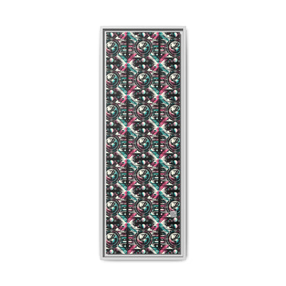 Digital Artistry Digital-native Streetwear Matte Canvas, Framed (multi-color) - 8404 Design-62 B