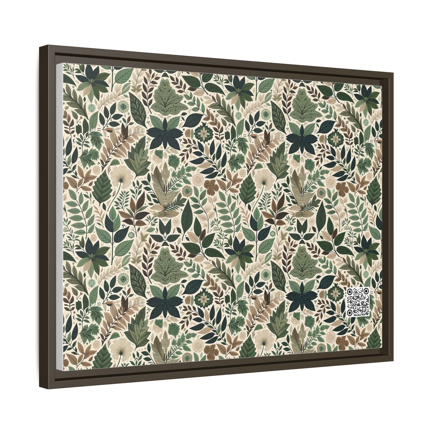 Streetwear Sustainability Environmentally Conscious Streetwear with a Natural Aesthetic Matte Canvas, Framed (multi-color) - 8404 Design-57 A