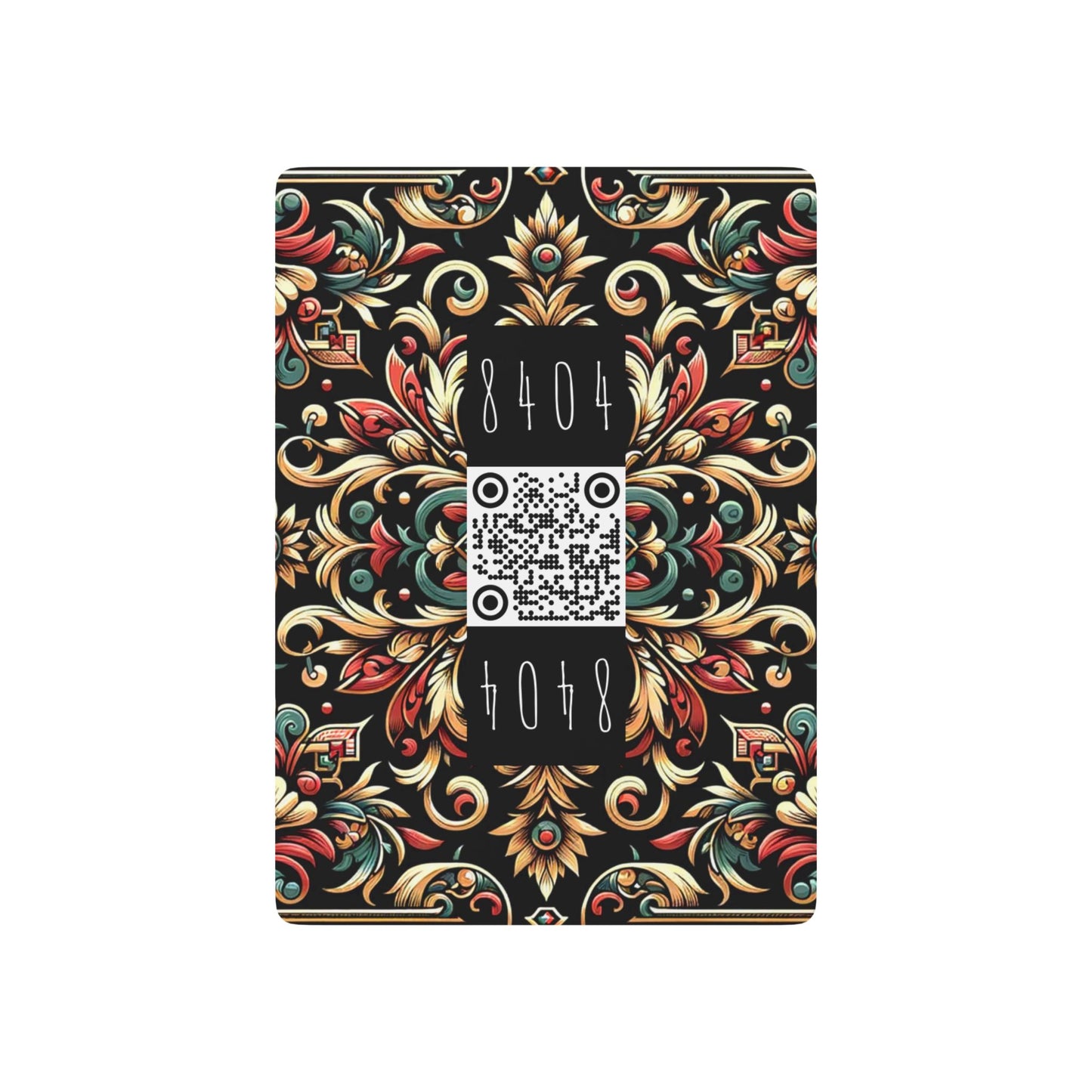 Streetwear Renaissance Artistic Clash of Old and New Poker Playing Cards - 8404 Design-46 B