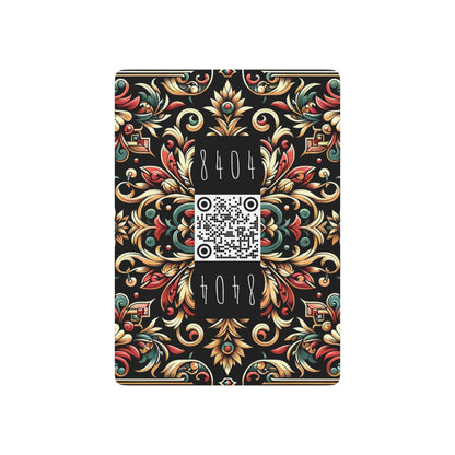 Streetwear Renaissance Artistic Clash of Old and New Poker Playing Cards - 8404 Design-46 B