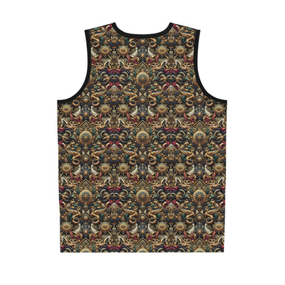 Digital Renaissance Luxurious Streetwear Inspired By Classical Art With a Modern Twist Basketball Jersey - 8404 Design-76