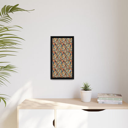 Digital Artistic Expression Artistic Streetwear Matte Canvas, Framed (multi-Color) - 8404 Design-46 B