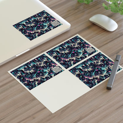 Digital Rebellion Tech-Inspired Streetwear Sticker Sheets - 8404 Design-51