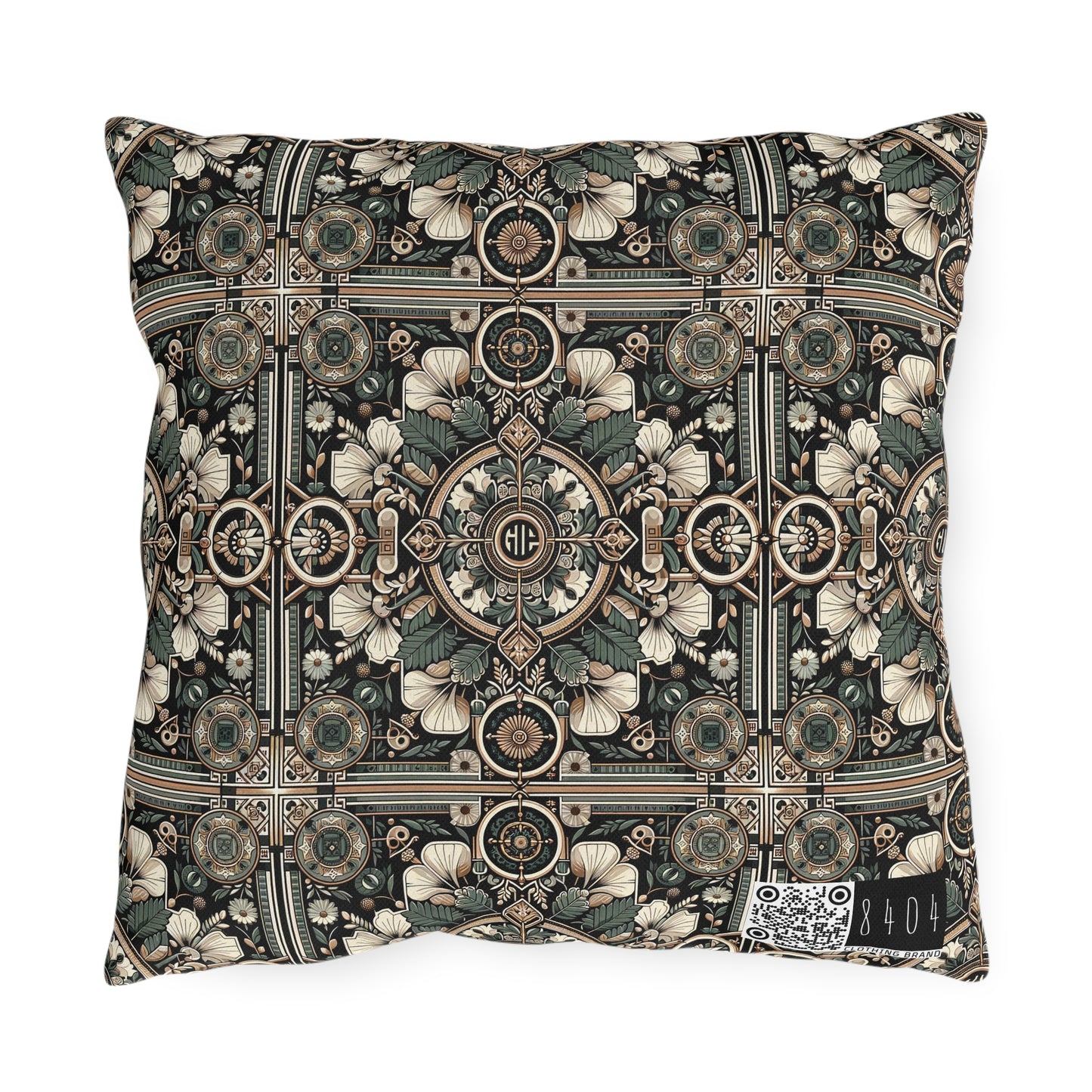 Cyber Garden Party Tech Garden Extravaganza Outdoor Pillow - 8404 Design-66