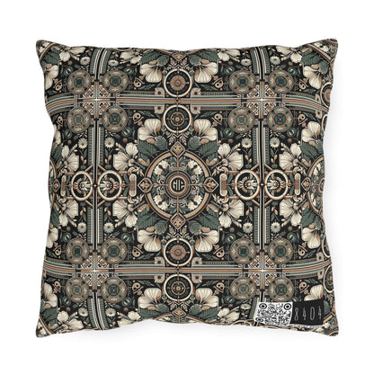 Cyber Garden Party Tech Garden Extravaganza Outdoor Pillow - 8404 Design-66