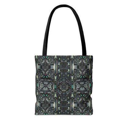Tech Noir Tech-Forward Minimalism Tote Bag - 8404 Design-52