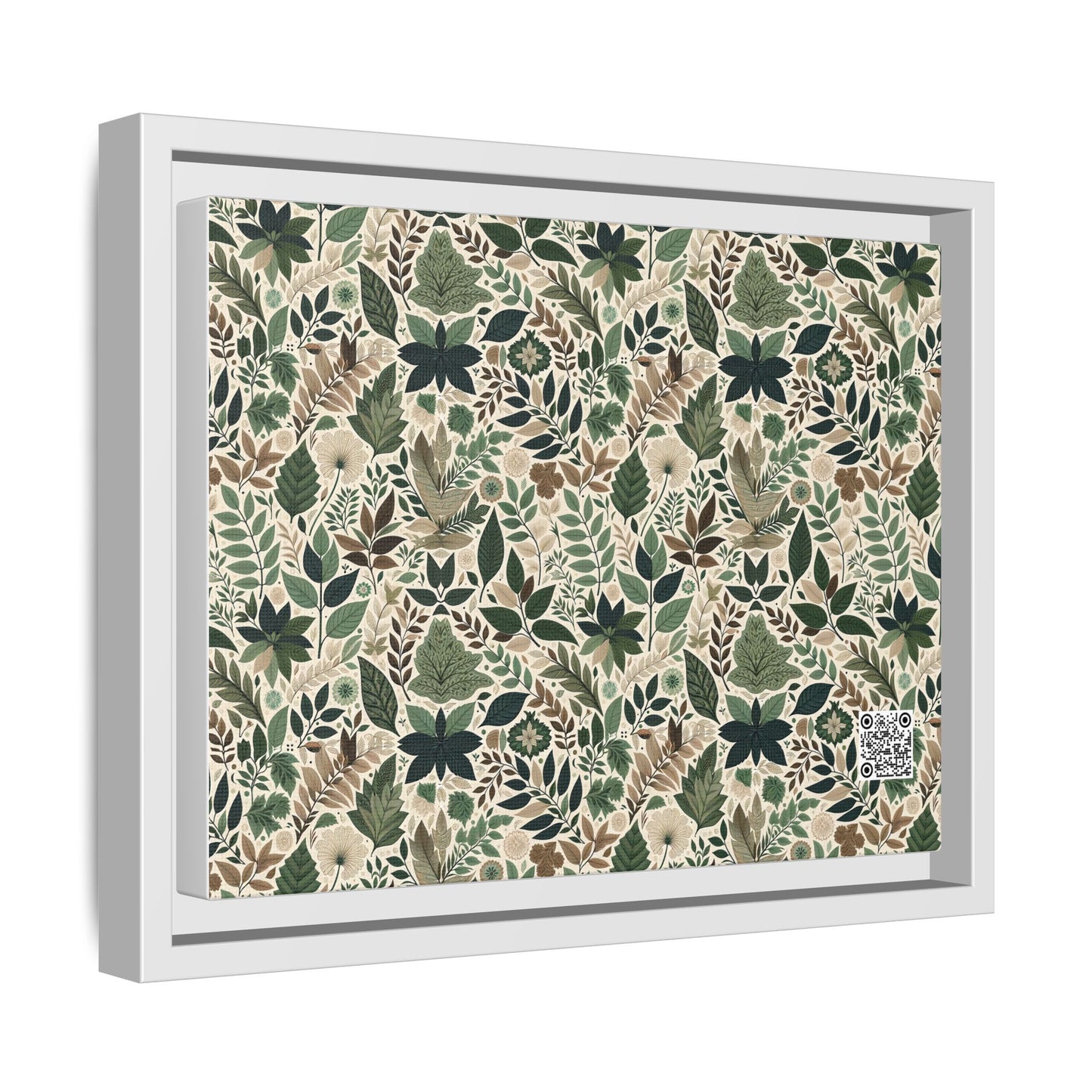 Streetwear Sustainability Environmentally Conscious Streetwear with a Natural Aesthetic Matte Canvas, Framed (multi-color) - 8404 Design-57 A