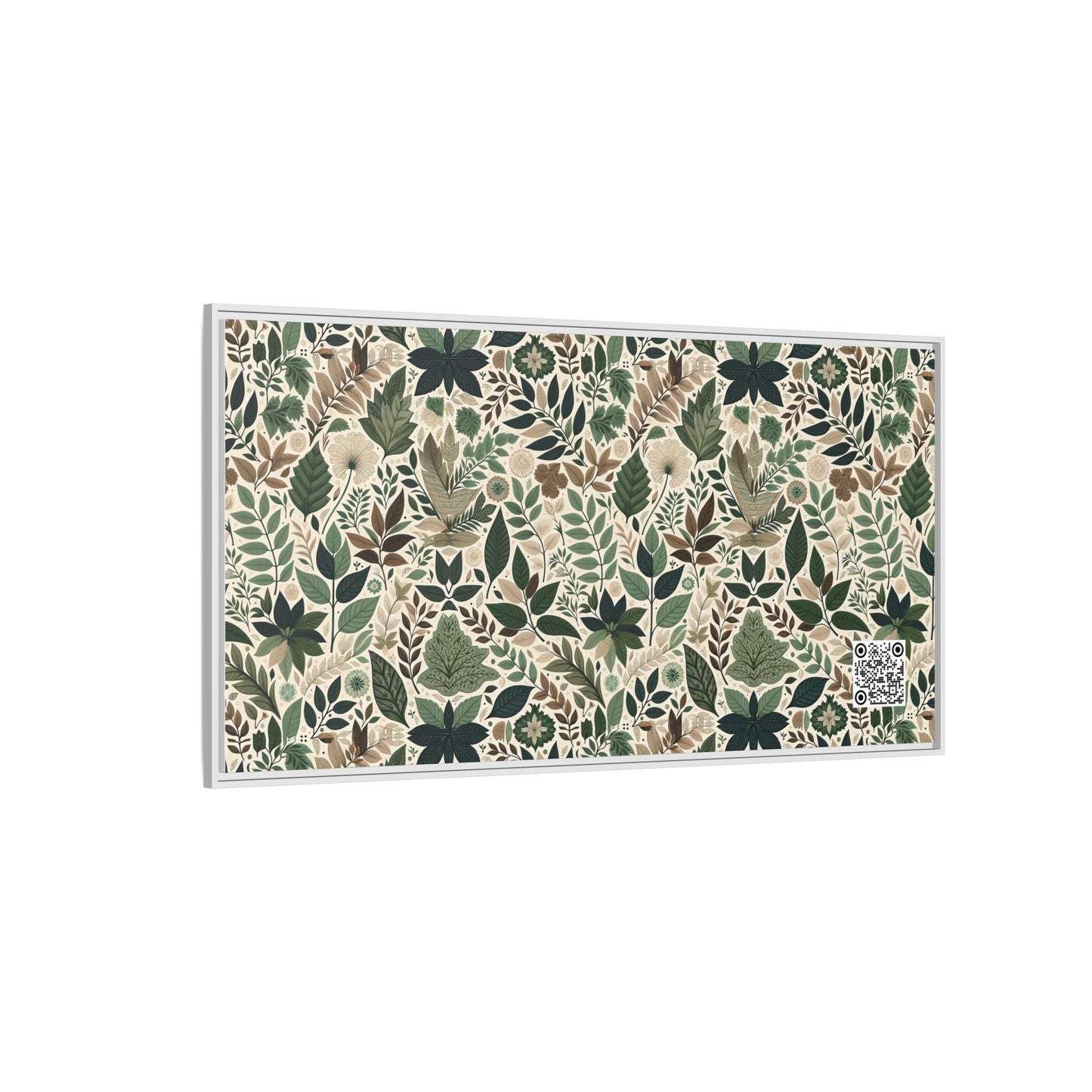 Streetwear Sustainability Environmentally Conscious Streetwear with a Natural Aesthetic Matte Canvas, Framed (multi-color) - 8404 Design-57 B