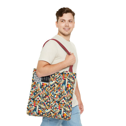 Abstract Graphic Art Modern Artistic Expression Tote Bag - 8404 Design-62