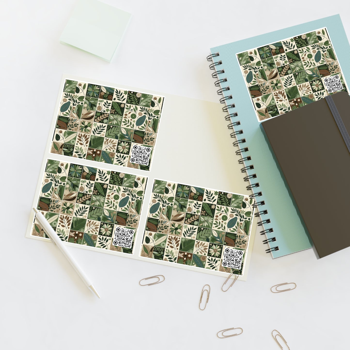 Streetwear Sustainability Environmentally Conscious Streetwear with a Natural Aesthetic Sticker Sheet - 8404 Design-57