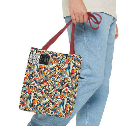 Abstract Graphic Art Modern Artistic Expression Tote Bag - 8404 Design-62