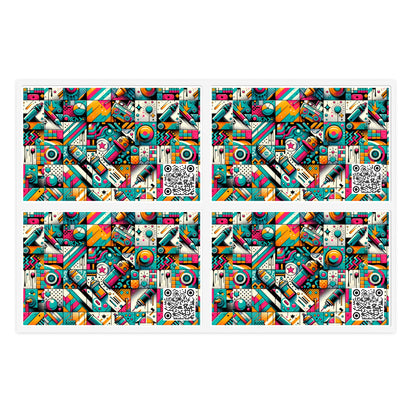 Graffiti Fusion Modern Street Art Fusion Sticker Sheets - 8404 Design-58