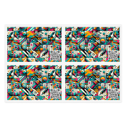 Graffiti Fusion Modern Street Art Fusion Sticker Sheets - 8404 Design-58