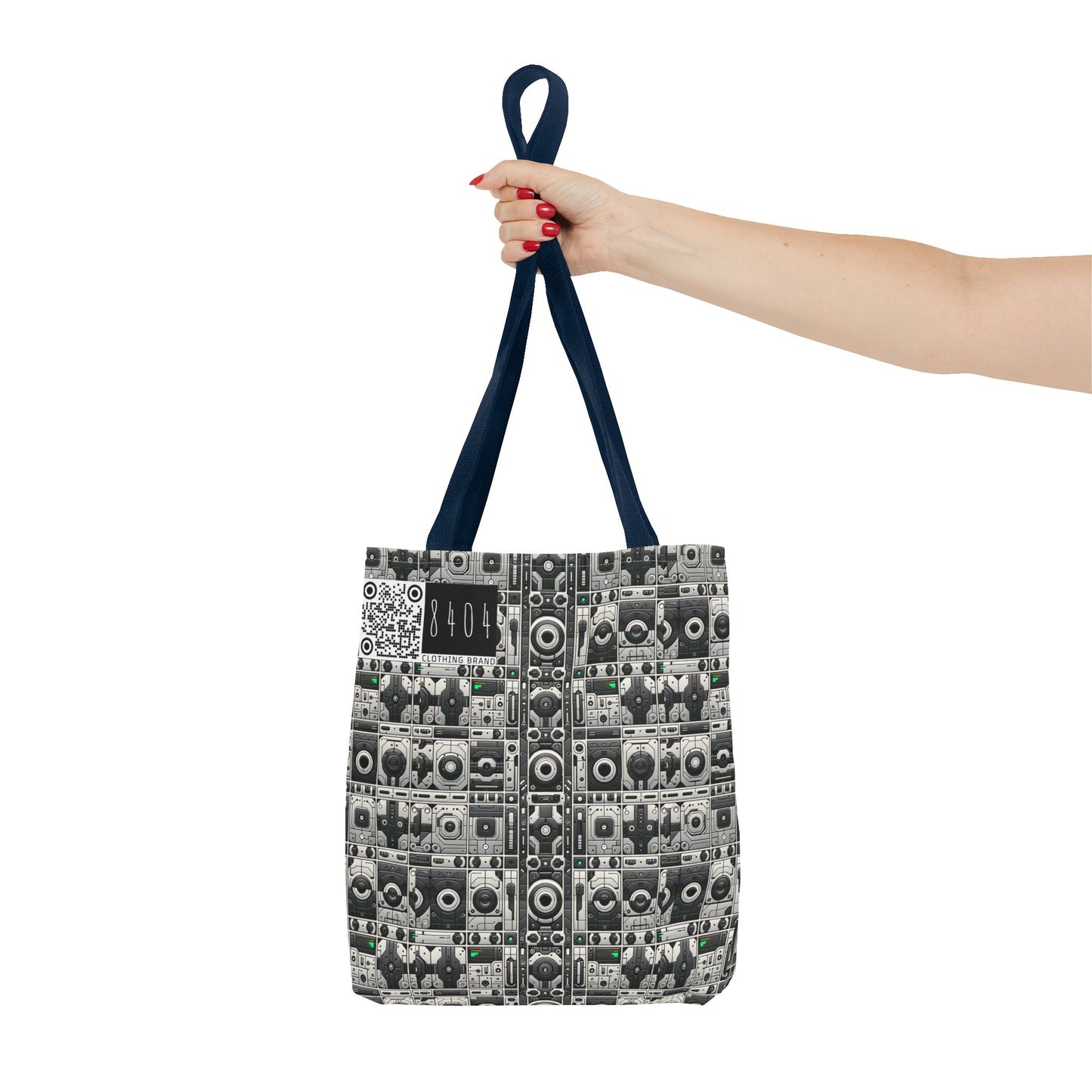 Tech Utility Aesthetics Tech-Forward Minimalism Tote Bag - 8404 Design-60