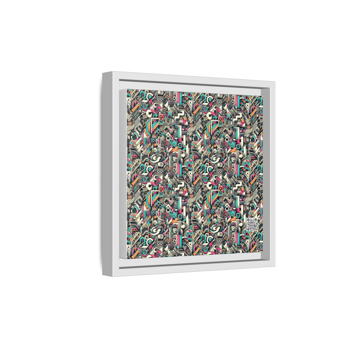 Digital Street Art Urban Street Style Matte Canvas, Framed (multi-color) - 8404 Design-74 B