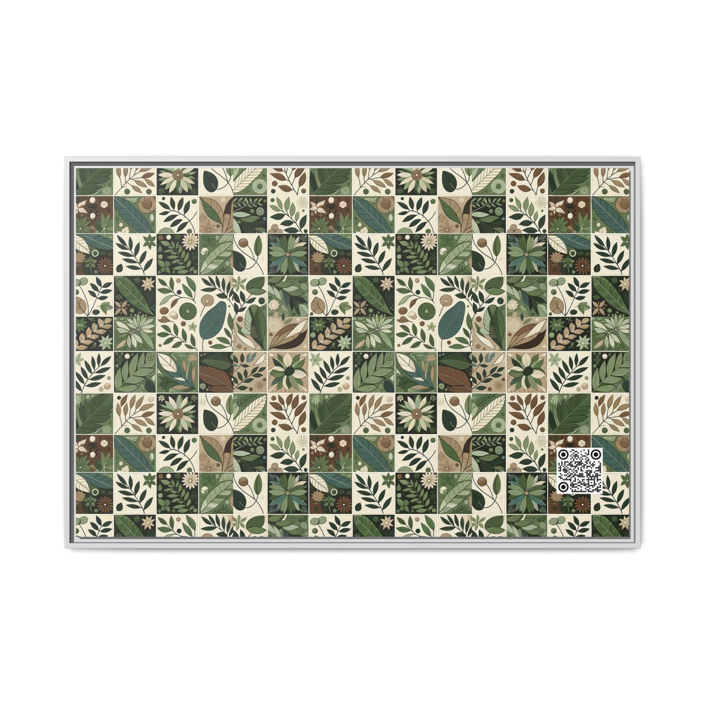 Streetwear Sustainability Environmentally Conscious Streetwear with a Natural Aesthetic Matte Canvas, Framed (multi-color) - 8404 Design-57 A