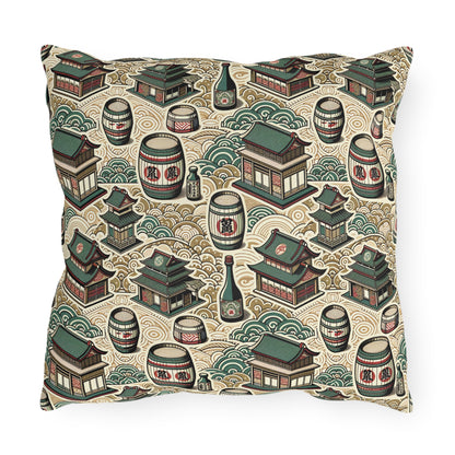 Cultural Artisanal Fusion Contemporary Cultural Elegance Outdoor Pillow - 8404 Design-68