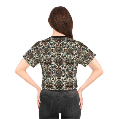 Neo-Dandyism Modern Dandy Streetwear Crop Tee - 8404 Design-51