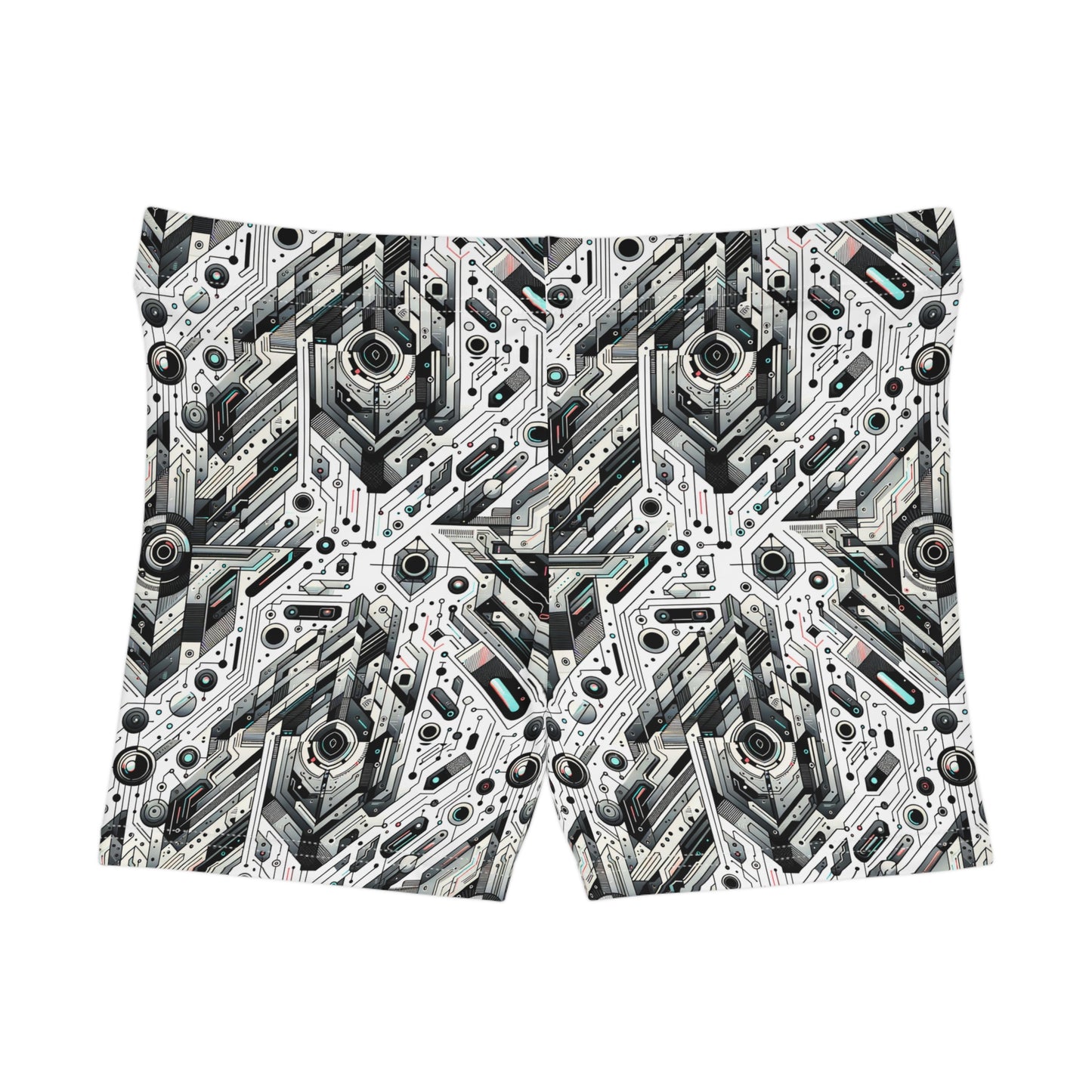 Tech-Infused Streetwear Tech-Forward Minimalism Women's Shorts - 8404 Design-51